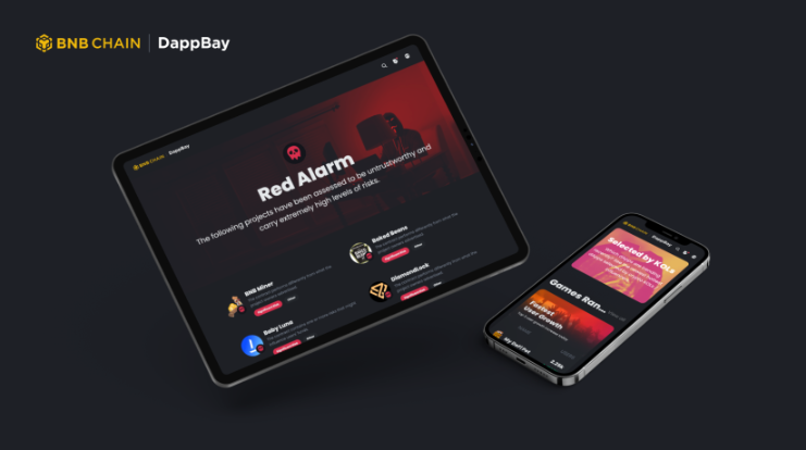 BNB链推出dapp聚合平台DappBay！方便寻找协议、提示风险